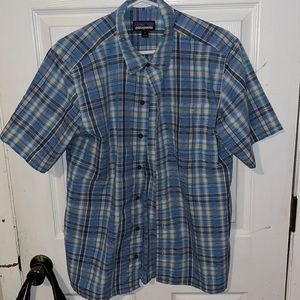 Patagonia short sleeve seersucker button down